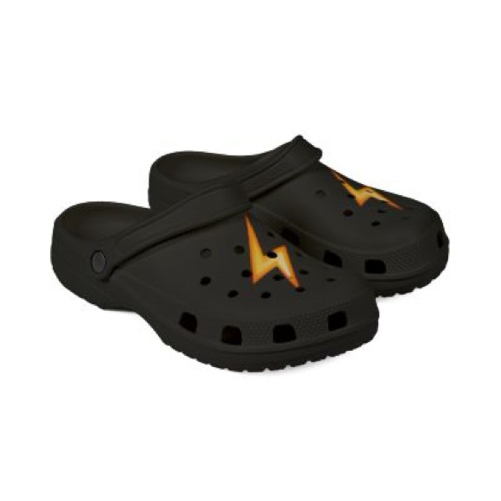 Black Lightning Clogs